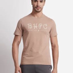 Beverly Hills Polo Club Brown Regular Fit Pure Cotton Crew T-Shirt-image-18