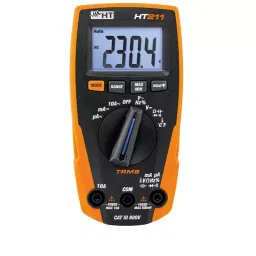 HT TRMS Digital Multimeter 400 Ω to 40 mΩ Resistance Range, HT211-21