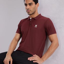 HRX by Hrithik Roshan Solid Polo Collar T-shirt-image-38