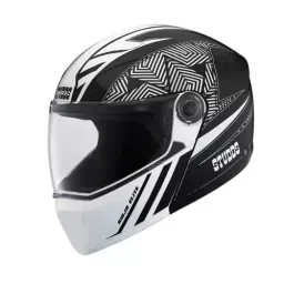 Studds NINJA ELITE SUPER D2 DECOR Black (570 mm) Medium Full Face Flip-Up Helmet, D2 BLACK N4-picture-37