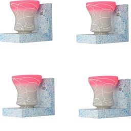 SOMIL Pink Glass Cylinder Printed Wall Lamps-image-53