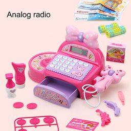 NEGOCIO Cash Register Toy, Kids Supermarket Cash Register Simulation Role Play Toy Girl Birthday Gift Calculator Scanner Multifunction Cash Toy Cash Shop Toy - PACK OF 1 - COLOR MAY VARY-13