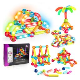 FunBlast Glow in The Dark Magnetic Light Up Roundels  36 Pcs Sticks-27