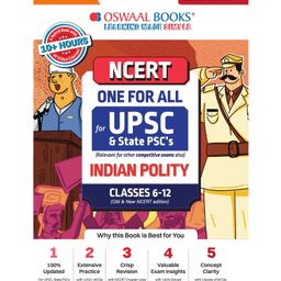 Oswaal NCERT One For All Book for UPSC and State PSCs Indian Polity Classes 6 to 12 (Old and New NCERT Edition) (For 2024 Exam)-6