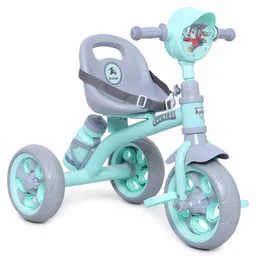 funride Fun Ride Tricycle Kids Musical Plug and Play Trike Sipper, Seat Belt, EVA Tyre for Indoor and Outdoor - Green-picture-3