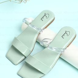 Shoestail Women Open Toe Flats-image-2