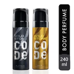 Wild stone Men Set of 2 CODE Platinum and Gold Perfumes image 4