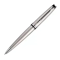 Waterman Expert Blue Ball Pen Bold Chrome Trim Silver Body Color, 9000017149-image-53