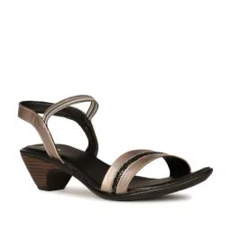 Bata Women's Lisbon Grey Ankle Strap Sandals-image-75