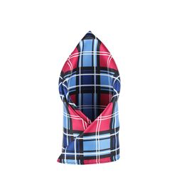 Alvaro Castagnino Men Red And Blue Checked Pocket Square-image-62