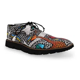 Kanvas Men Jungle Voice Printed Mid Top Canvas Derbys-picture-38