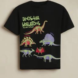 Allen Solly Boys Black Cotton Regular Fit Graphic Print T-Shirt-picture-21