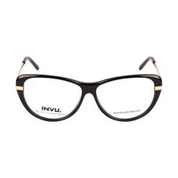 INVU T4801A Black Full Rim Cat Eye Frame-image-90