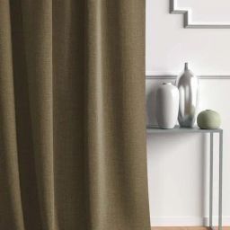 DDecor Brown Polyester Long Door Curtain (9 ft.) - Set of 1-picture-45