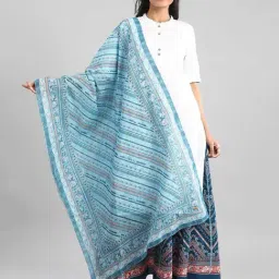 Aurelia Blue Cotton Dupatta-picture-43