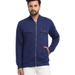 Club York Blue Solid Regular Fit Sweatshirt-picture-33