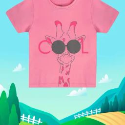 MINIKLUB Kids Pink Printed Top-image-73