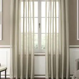 GM Light Brown Polyester Curtain - Set of 2-38