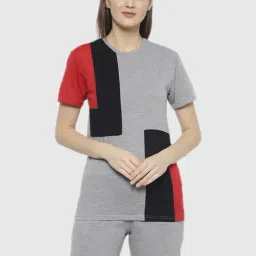 Vimal Jonney Grey Geometric Print Pajama Set-picture-13