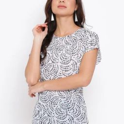 Oxolloxo White Printed Top-11