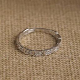 Clara 92.5 Sterling Silver Eternity Band Ring for Women-image-13