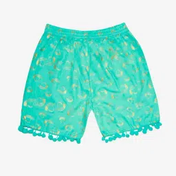 Kiddopanti Kids Blue Printed Shorts-picture-38