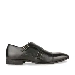 Imperio by Regal Men's Black Monk Shoes-image-87