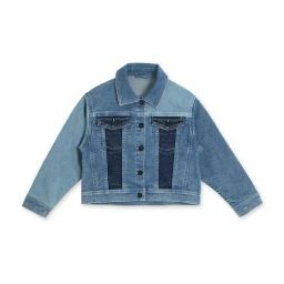 Pepe Jeans Kids Blue Textured Pattern Full Sleeves Jacket-image-55