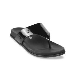 Mochi Women Black T-Strap Flats-53