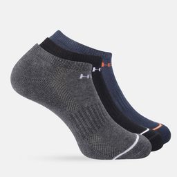 HRX by Hrithik Roshan Men Set of 3 Patterned Ankle-Length Socks-10