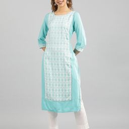 Aurelia Women Straight Cotton Kurta-image-83