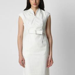 Van Heusen Women's White Stripe Dress-image-45