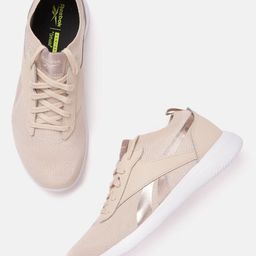 Reebok Women Beige Woven Design Walkawhile Training Shoes-picture-43