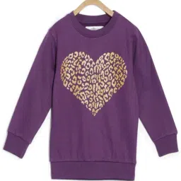 The Mom Store Girls Purple Printed Sweatshirt - Pack Of 3-picture-36
