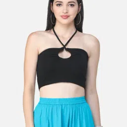 Cation Black Crop Top-image-92