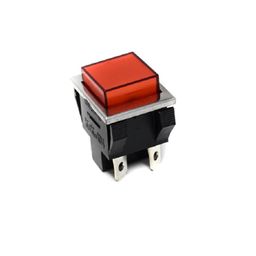 KD4-22N-Push Button Switch DPST With Lamp(OFF-(ON)) image 1