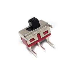 SS8-5-Mini Slide Switch 2 way angled terminal with 3.5mm height actuator- 3Pin image 1