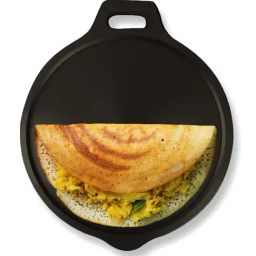 The Indus Valley Black Cast Iron Tawa for Dosa (30.4cm)-16