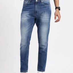 SHOWOFF Blue Denim Regular Fit  Jeans-image-98