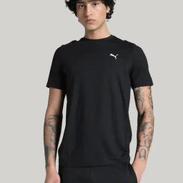 Puma Black Regular Fit Sports T-Shirt-picture-26