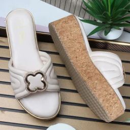 Carlton London Women's Cream Casual Wedges-19
