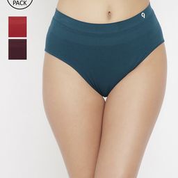 C9 AIRWEAR Women Pack Of 3 Assorted Basic Briefs P1174_Pack5-image-32