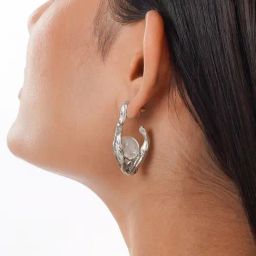 Joker & Witch Nereida Pearl Silver Earrings for Women-image-98