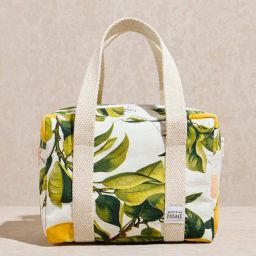 Westside Home Yellow Lemon Design Lunch Bag-30