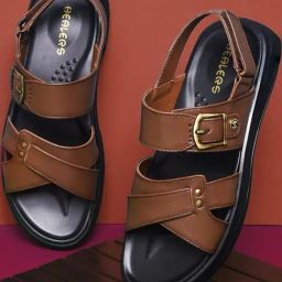 Healers by Liberty Men's Tan Back Strap Sandals-image-45