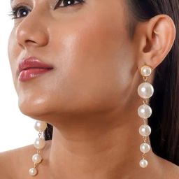 Joker & Witch Pearlina Gold Earrings for Women-42