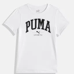 Puma Boys Brand Logo Printed SQUAD Pure Cotton T-shirt-picture-23