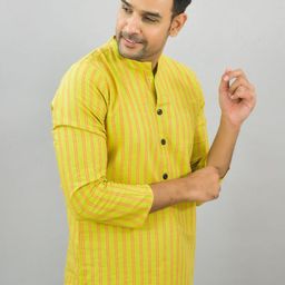 Anouk Rustic Men Cotton Striped Kurta-picture-37