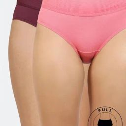Zivame Maroon Solid Panties (Pack of 2)-image-15