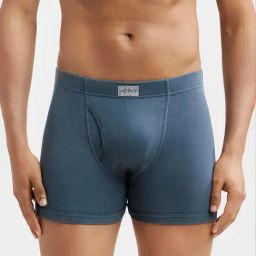 Jockey 8008 Dark Green Super Combed Cotton Rib Boxer Briefs with Ultrasoft Concealed Waistband-image-93